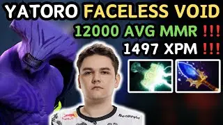 🔥 7.37d Yatoro FACELESS VOID Hard Carry 0 DEAD 🔥 1497 XPM ??? Grandmaster Tier - Dota 2