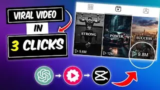 How to Create VIRAL Motivational Shorts & Reels in 3 CLICKS