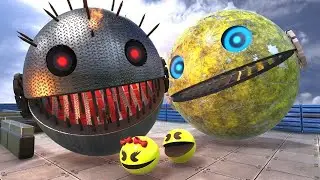 Pacman Adventures Compilation #42 | GIANT ROBOT BOSS FIGHT ! X43