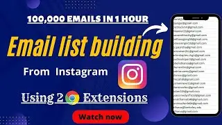 How to build email list from Instagram | how to build email list for free (for email marketing)