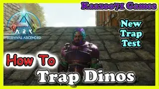 How to Trap Dinos Ark Survival Ascended 💥