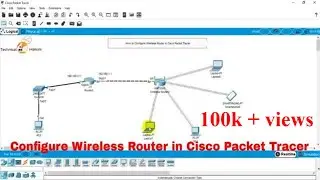 How to configure Wireless Router in cisco packet tracer | Technical Hakim 