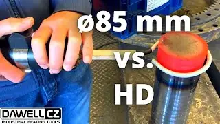 ø85 mm steel round bar vs. DHI-120C HD