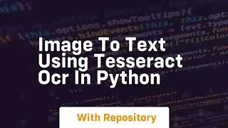 Image to text using tesseract ocr in python