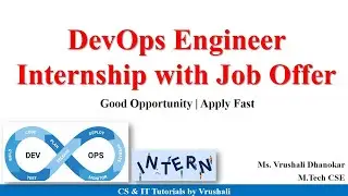 DevOps Engineer Internship with Job Offer | with Stipend | Apply Fast