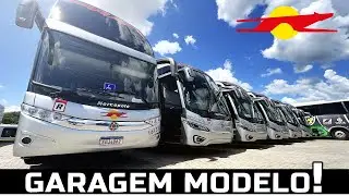 A NOVA GARAGEM DO EXPRESSO DE PRATA É GIGANTE E TEM MUITOS ÔNIBUS