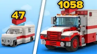 LEGO Ambulance in Different Scales | Comparison