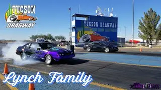 The Lynch Family at Tucson Dragway for the Footbrake Challenge