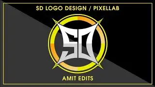 SD Logo Design in Pixellab | SD Logo | S D Professional Logo | Pixellab Logo Design | SD Logo Edit