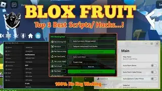 [Roblox] Blox Fruit Top 3 Best Script Available/ No Key & Showcase | Working On Delta, Fluxus & More