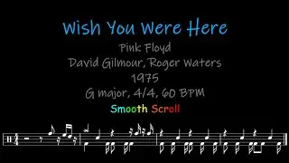 Wish You Were Here, Chords, Lyrics and Timing