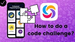 How to do a code challenge in Sololearn?