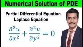 Numerical solution of PDE Laplace Equation solved easily