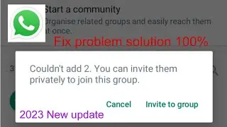 Couldnt add  You can invite them privately to join this group Cancel Invite to group