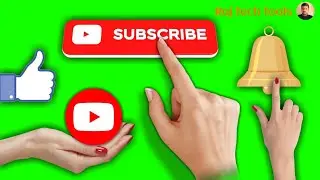 Subscribe|Like|Bell Icon No Copyright [Green Screen Video] 2021 RTT