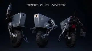 UE4 PREVIEW - GAME READY 3D Character - Droid Outlander