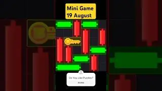 Mini Game Puzzle Today 19 August #hamstercombatminigame #hamsterkombat #hamsterkombatdailycombo