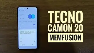 Tecno camon 20 MemFusion setup.