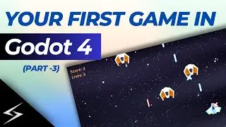 Space Shooter Game Development: Enemy Spawning, Damage Mechanics & UI (Part 3) | Godot 4 Tutorial