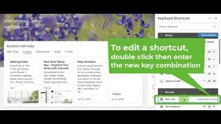 Level Up - Edit non-global keyboard shortcuts on Evernote for Mac and Windows