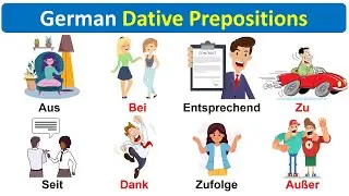 All German Dative Prepositions | Alle Dativ Präpositionen mit Beispielen