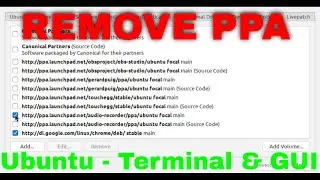 How to Remove PPA Apt Repository Ubuntu (Debian-Based Linux Distros)