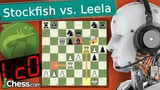 Stockfish против Leela Chess Zero | Дуэль в королевском гамбите🔥