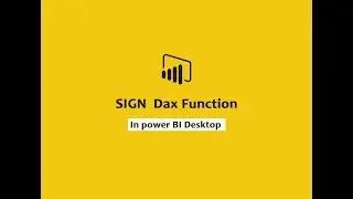 SIGN function (DAX) - (DAX) | SIGN function (DAX) In Power BI Desktop