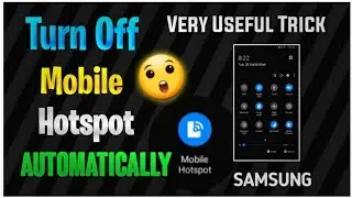 Turn off Mobile Hotspot Automatically ✓ Mobile hotspot auto off Hotspot and tethering problem Solve