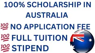100% FULLY FUNDED SCHOLARSHIP IN AUSTRALIA FOR UNDERGRADUATE, Bsc STUDENTS | BACHELORS SCHOLARSHIP
