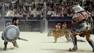 The Battle of the Gladiators: Maximus vs. The Invincible Tiger (Gladiator 2000)