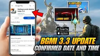 🔴BGMI 3.3 UPDATE PLAYSTORE Timing | BGMI 3.3 UPDATE Google Playstore Timing | Bgmi New Event Leaks