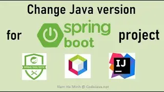 Change Java version for a Spring Boot project (STS, NetBeans and IntelliJ)