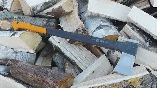 Обзор на ТОПОР-КОЛУН Fiskars X25 XL и про колку дров