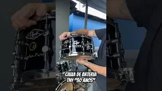 Caixa de bateria #bandatny “30 anos” #drums #snare #snaresrum #bandatny #blackdrums