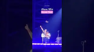 iPhone 15Pro Zoom good for concert? 🤨🤔At Coldplay Bangkok #shorts