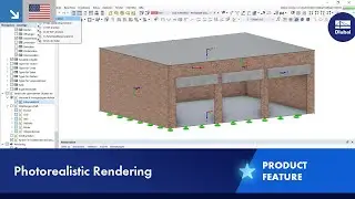 Photorealistic Rendering in RFEM 6 / RSTAB 9