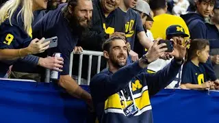 Michael Phelps Joins College GameDay in Ann Arbor! by Trending News