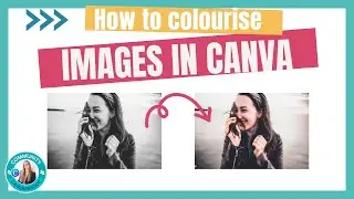 HOW TO COLOURISE AN IMAGE IN CANVA #createoncanva #canvassador #canva