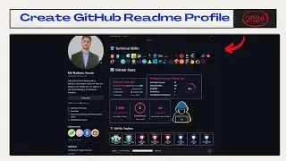 Create a Professional GitHub Profile README in 2024 | High Level Profile | Step by Step Procedure