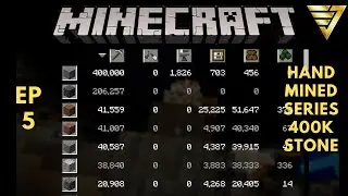 Grandpa Plays #minecraft - HAND MINED SERIES 400K STONE UPDATE (Minecraft Episode #5)