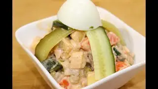 Салат Столичный, ел бы каждый день! Salad Stolichny, would eat every day!