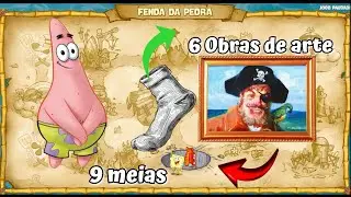 Fenda da Pedra - Meias do Patrick e Obras de Arte - SpongeBob SquarePants: Battle for Bikini Bottom