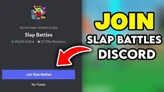 How To Join Roblox Slap Battles Discord Server