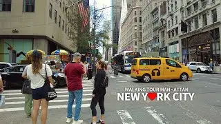 [Full] SUMMER TRAVEL IN NEW YORK CITY 10 - Walking Tour Manhattan NYC, USA, 4K