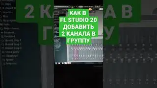 Как в  FL 20 добавить 2 канала в группу