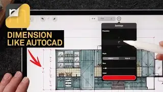 Now you can dimension like AutoCAD with Morpholio Trace!