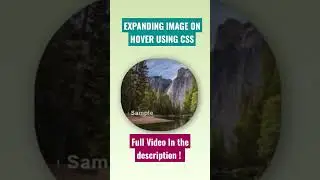 Expanding Image on Hover using CSS