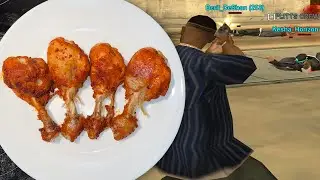 приготовил куриные ножки и пошел на капт