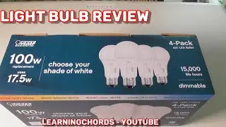 LED BULB Feit Electric Selectable Color 17.5W 1600 Lumens Dimmable Chose Your Shade of White  REVIEW